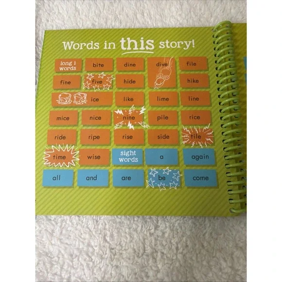 LeapFrog LeapStart Mice At Night Learn To Read Book 4 Long I - Picture 5 of 6